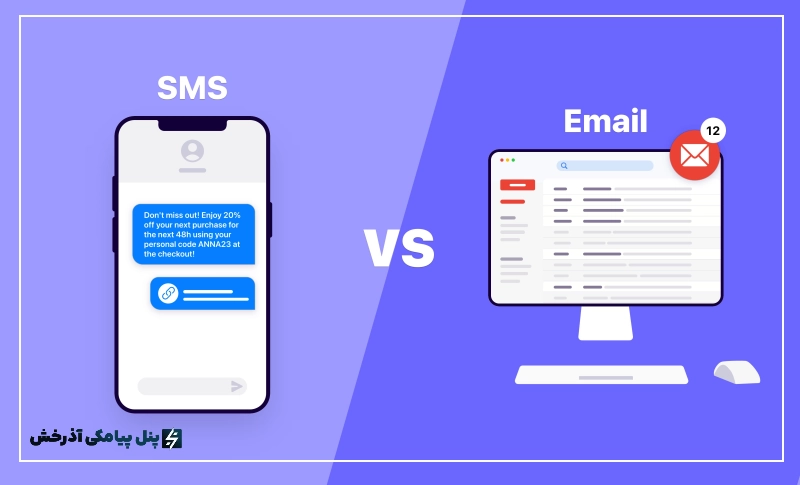 تفاوت اس ام اس مارکتینگ و ایمیل مارکتینگ